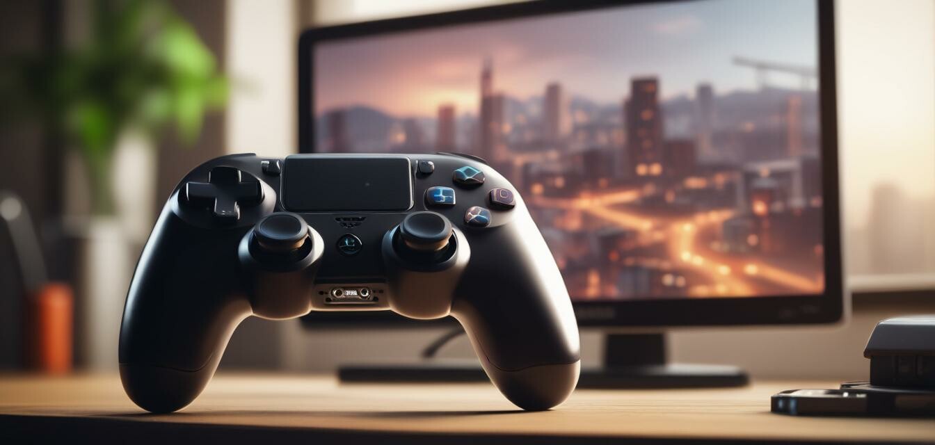 Gaming Controller and Monitor