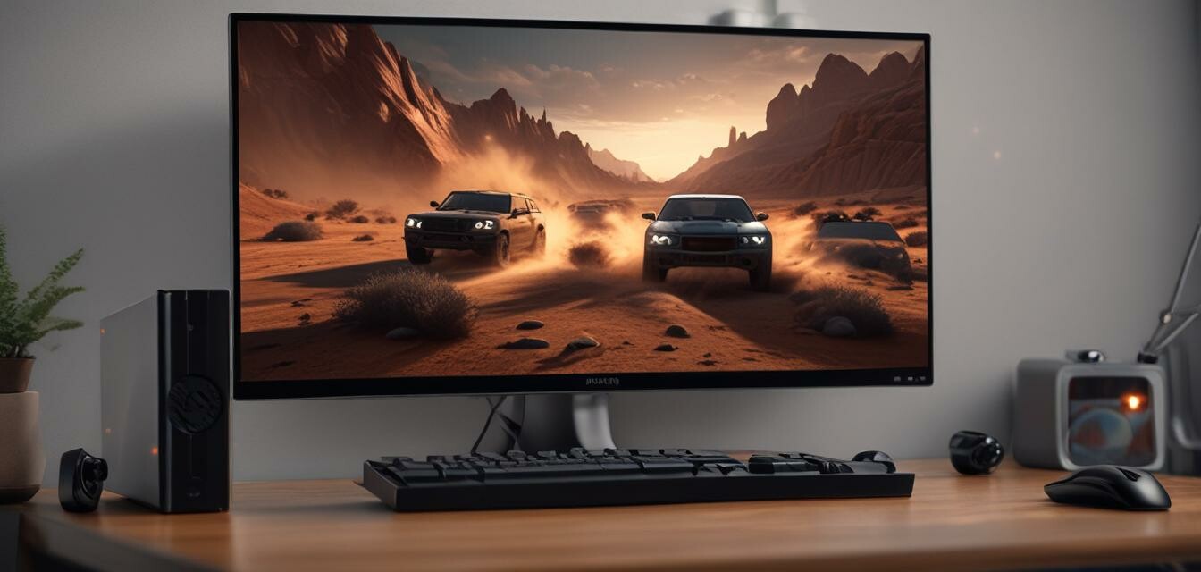 Gaming Monitor Setup