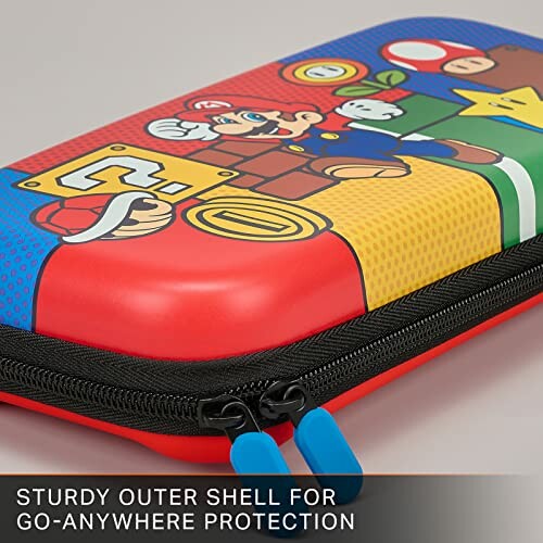 Colorful Nintendo Switch case with sturdy outer shell