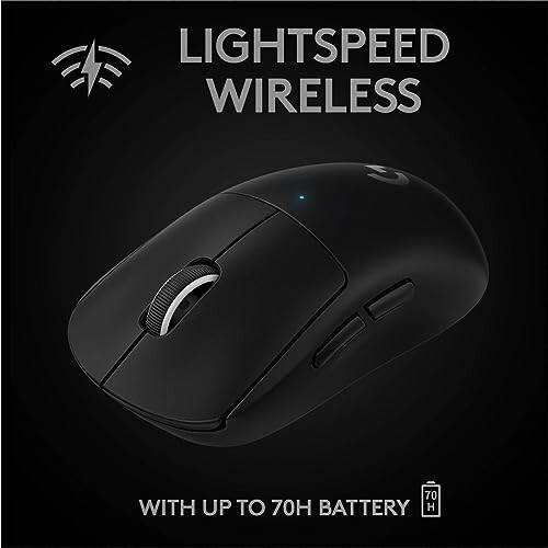 Wireless gaming mouse with 70-hour battery
